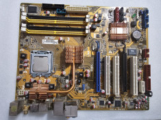 Placa de baza Asus P5K, socket 775, DDR2, PCI-E + Procesor E5300 - poze reale foto