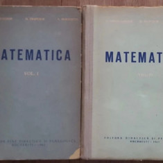 Matematica 2 vol. C. Ionescu Bujor D. Filipescu, S. Hortopan,