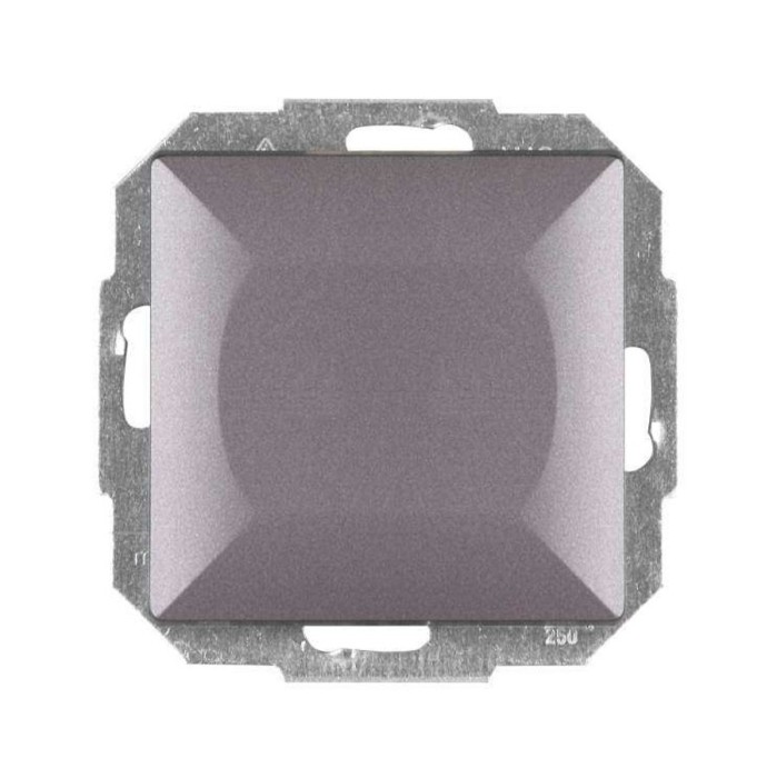 Intrerupator cap scara simplu Abex Perla WP-5P AN, incastrat, antracit