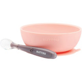 Cumpara ieftin NATTOU Tableware Set of 2 Pieces serviciu de masă pentru copii Pink 2 buc