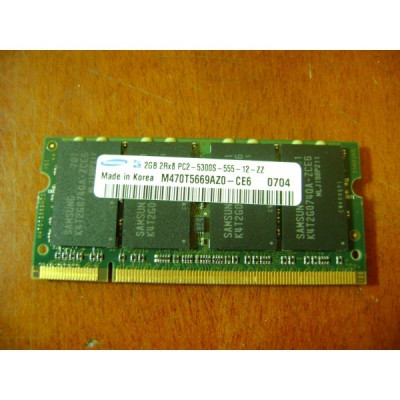 Memorie laptop 2GB RAM M470T5669AZ0-CE6 PC2-5300 foto