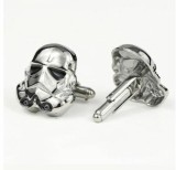 Set butoni metalici star wars storm trooper 3D + ambalaj cadou