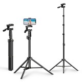 Cumpara ieftin Trepied portabil Apexel cu functie selfie stick, compatibil camera DSLR, telefon mobil, camera video sport GoPro Hero 13,12,11,10,9,8,7,6, lungime 170