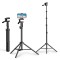 Trepied portabil Apexel cu functie selfie stick, compatibil camera DSLR, telefon mobil, camera video sport GoPro Hero 13,12,11,10,9,8,7,6, lungime 170