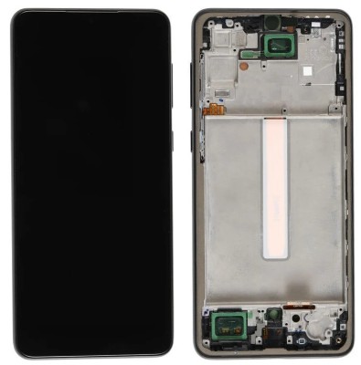 Display Samsung Galaxy A33 5G Compatibil OLED cu Rama Negru foto