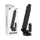 Basecock-Vibrator Realist cu Telecomandă 21 cm, TPE