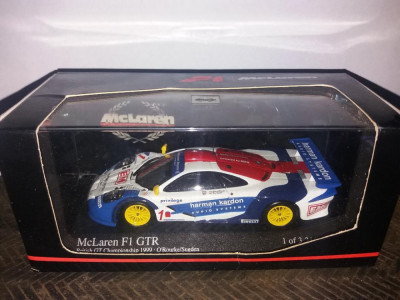 Macheta McLaren F1 GTR British GT Championship - 1999 - MINICHAMPS 1:43 foto