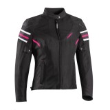 Cumpara ieftin Geaca (jacheta) motociclete femei Racing/Roadster Ixon All season model Ilana Evo LS culoare: negru/fuchsia (roz), S
