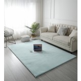 Covor Premium Belgian Model LOP 049, Marime 80 x 150 cm, Menta, Verde, Inaltime Fir 23 mm, Antiderapant, Antialergic, Poliester, Living, Dormitor, Suf