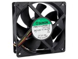 Ventilator axial DC 12V 120x120x38mm 323m3/h 54dBA cu bilă