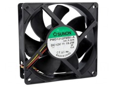 Ventilator axial DC 12V 120x120x38mm 323m3/h 54dBA cu bilă