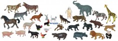 Animale domestice si salbatice Miniland 30 figurine foto