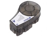 Bandă albă 19,1mm 6,4m cu caractere negre