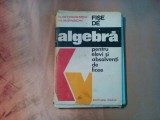 FISE DE ALGEBRA - N. Ghircoiasiu, M. Iasinschi - Editura Dacia,1976, 312 p., Clasa 12, Matematica
