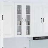 VidaXL Dulap de bucătărie Alb lucios 60 x 31 x 100 cm Lemn compozit 885529