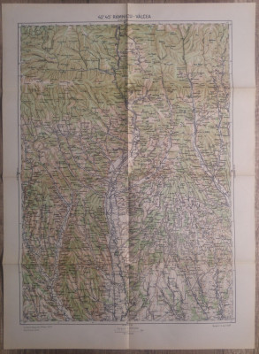 Ramnicu Valcea/ harta Serviciul Geografic al Armatei 1939 foto