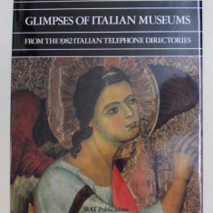 GLIMPSES OF ITALIAN MUSEUMS FROM THE 1982 ITALIAN TELEPHONE DIRECTOIRES , 1982