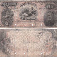 1883 (1 I), 1 peso ( P-S676S ) - Argentina Specimen