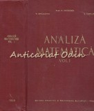 Analiza Matematica I - M. Nicolescu, N. Dinculeanu, S. Marcus - Tiraj: 2620 Ex