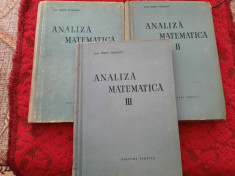 MIRON NICOLESCU ANALIZA MATEMATICXA 3 VOLUME P3 foto