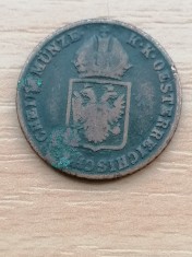 1 Ein Kreuzer 1816 Oesterreich foto