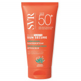 Cumpara ieftin Crema spuma nuantatoare pentru protecție solara cu SPF 50+ Nuanta Beige Rose Sun Secure Blur Hale, 50 ml, Svr