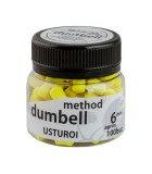 Method Dumbell Carp Baits Addicted, Usturoi, Galben, 6mm