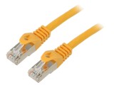 Patch cord F/UTP 6 litat CCA PVC galben 5m 26AWG