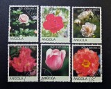 Angola 2000 - Seria Completă Trandafiri și Flori de Grădină (Roses &amp; Flowers) 6 Valori - Cod: -SW13