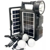 Kit panou solar cu becuri, acumulator, bluetooth, mp3, lanterna, radio FM,