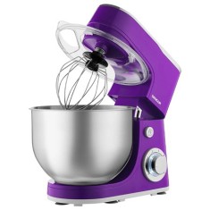 Robot de bucatarie Sencor 1300W cu bol inox 5,5L, 6 viteze si PULSE, mov