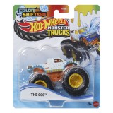 Hot wheels monster truck camion the 909 cu culori schimbatoare scara 1 la 64