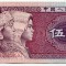Bancnota China 5 jiao 1980