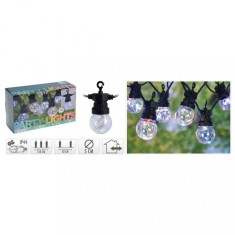 ProGarden Iluminat LED de petreceri in gradina, 50 lampi, multicolor foto