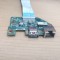 Port USB + Lan Laptop Toshiba Satellite L50 C-214 #RAZ