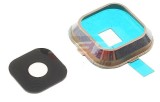Geam Camera cu Rama Gold Samsung Galaxy A5 A500 A500F, Piesa Schimb
