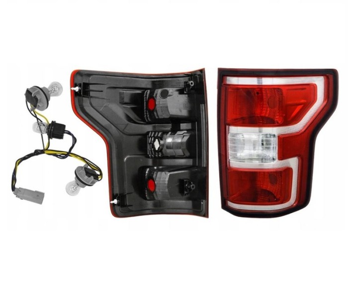 Stop, lampa spate Ford F-Series, 2018-2020, partea Dreapta, Taiwan, tip bec P27/7W+W21W; cu locas bec;