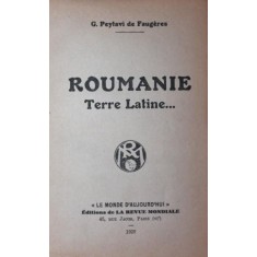 ROUMANIE TERRE LATINE . . .
