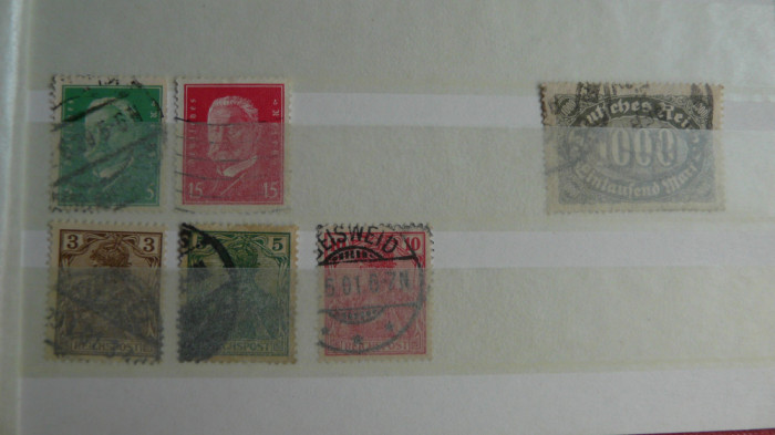 GERMANIA , DEUTSCHES REICH LOT TIMBRE , STAMPILAT