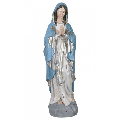 Fecioara Maria rugandu-se - statueta din rasini speciale LUP041 foto