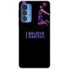 Husa compatibila cu Motorola Edge 20 Lite model I believe I can fly, Silicon, TPU, Viceversa, Transparent, Carcasa