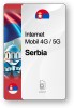eSIM Serbia 30 Zile - Internet Mobil Nelimitat, Standard. Date 4G/5G. Fara Roaming! Netsim