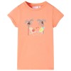Tricou pentru copii, piersică, 104, vidaXL