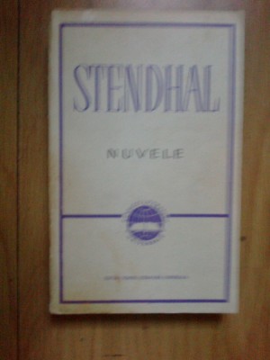 a1 STENDHAL - NUVELE foto