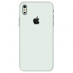Set Folii Skin Acoperire 360 Compatibile cu Apple iPhone XS (Set 2) - ApcGsm Wraps Glow Green