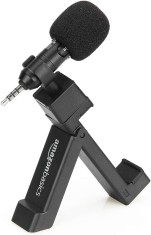 Microfon cu condensator Amazon Basics pentru telefoane inteligente, smartphone, negru 1 x 3.5 mm jack Negru