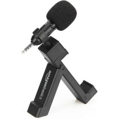Microfon cu condensator Amazon Basics pentru telefoane inteligente, smartphone, negru 1 x 3.5 mm jack Negru