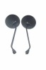 Set 2 Oglinzi Rotunde Scuter Electric Citycoco/Harley, Picior 20cm, Lampa - Compatibile si Universale