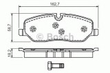 Set placute frana,frana disc LAND ROVER RANGE ROVER SPORT (LS) (2005 - 2013) BOSCH 0 986 494 147