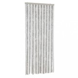 Cumpara ieftin Perdea pentru insecte, gri deschis si alb, 90x200 cm, chenille